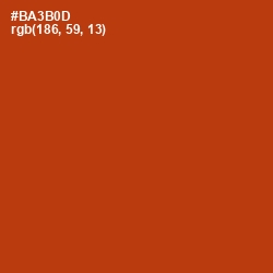 #BA3B0D - Tabasco Color Image