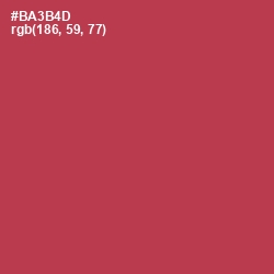 #BA3B4D - Night Shadz Color Image