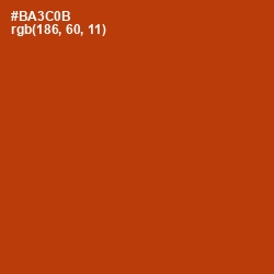 #BA3C0B - Tabasco Color Image