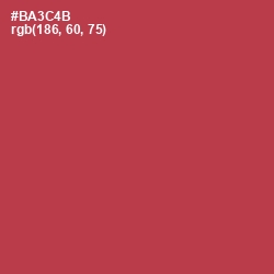 #BA3C4B - Night Shadz Color Image