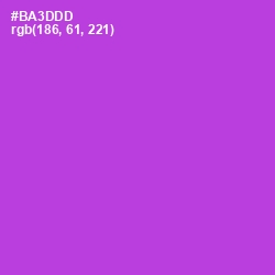 #BA3DDD - Electric Violet Color Image