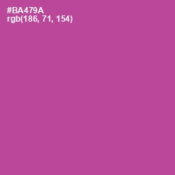 #BA479A - Tapestry Color Image