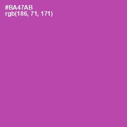 #BA47AB - Tapestry Color Image