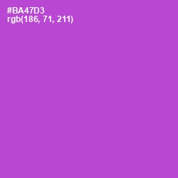 #BA47D3 - Amethyst Color Image