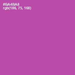 #BA4BA8 - Tapestry Color Image