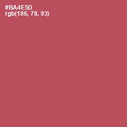 #BA4E5D - Matrix Color Image