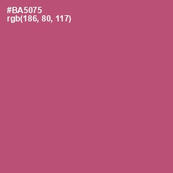 #BA5075 - Cadillac Color Image