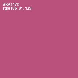 #BA517D - Cadillac Color Image