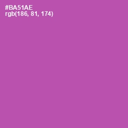 #BA51AE - Tapestry Color Image