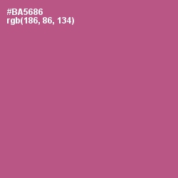 #BA5686 - Tapestry Color Image