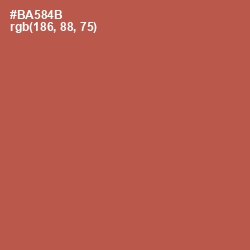 #BA584B - Crail Color Image