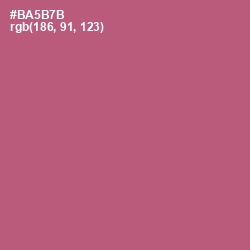 #BA5B7B - Cadillac Color Image