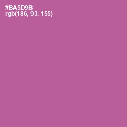 #BA5D9B - Tapestry Color Image