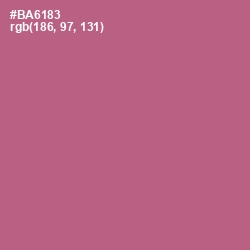 #BA6183 - Turkish Rose Color Image