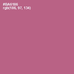 #BA6186 - Turkish Rose Color Image