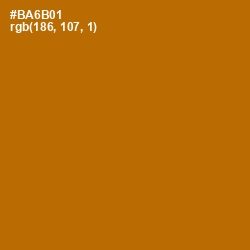 #BA6B01 - Mai Tai Color Image