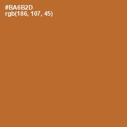 #BA6B2D - Copper Color Image