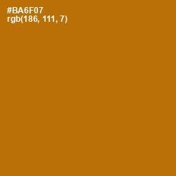 #BA6F07 - Mai Tai Color Image