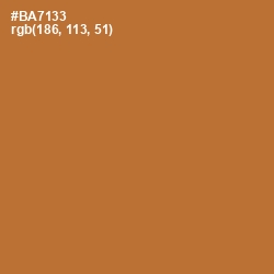 #BA7133 - Copper Color Image