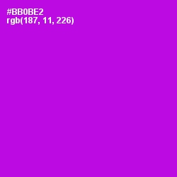 #BB0BE2 - Electric Violet Color Image