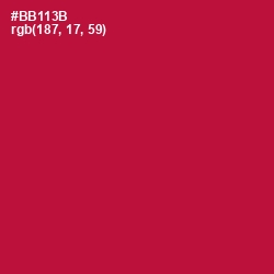 #BB113B - Shiraz Color Image
