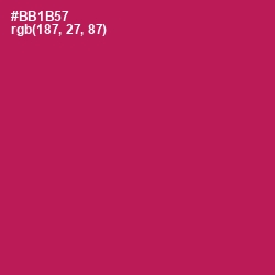 #BB1B57 - Jazzberry Jam Color Image