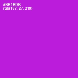 #BB1BDB - Electric Violet Color Image