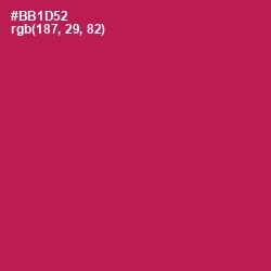 #BB1D52 - Jazzberry Jam Color Image