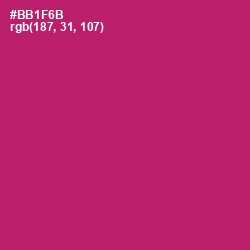 #BB1F6B - Lipstick Color Image