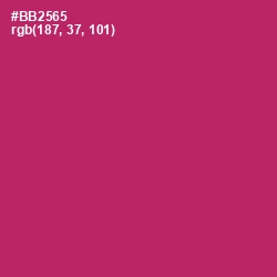 #BB2565 - Hibiscus Color Image