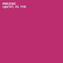 #BB2D6E - Hibiscus Color Image