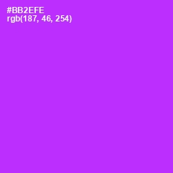 #BB2EFE - Electric Violet Color Image