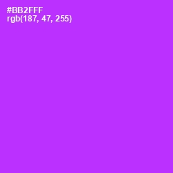 #BB2FFF - Electric Violet Color Image