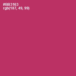 #BB3163 - Hibiscus Color Image