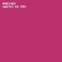 #BB316D - Hibiscus Color Image