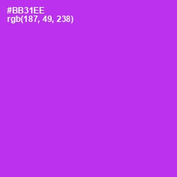 #BB31EE - Electric Violet Color Image
