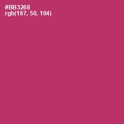 #BB3268 - Hibiscus Color Image