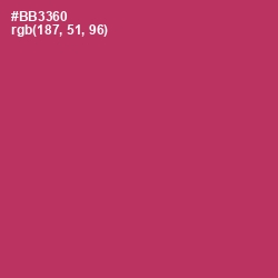 #BB3360 - Hibiscus Color Image