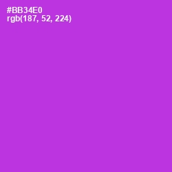 #BB34E0 - Electric Violet Color Image