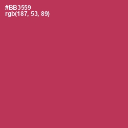 #BB3559 - Night Shadz Color Image