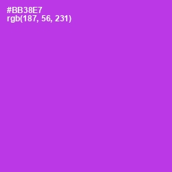 #BB38E7 - Electric Violet Color Image