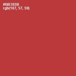 #BB393B - Well Read Color Image