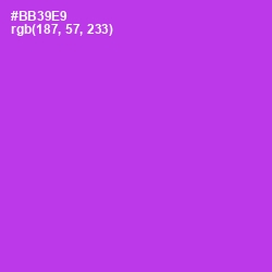 #BB39E9 - Electric Violet Color Image