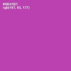 #BB41B1 - Tapestry Color Image