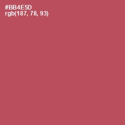 #BB4E5D - Matrix Color Image