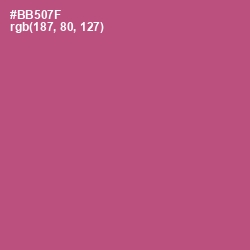 #BB507F - Cadillac Color Image