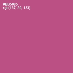 #BB5085 - Tapestry Color Image