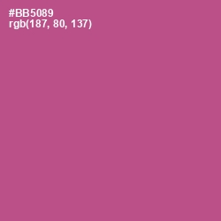 #BB5089 - Tapestry Color Image