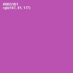 #BB51B1 - Wisteria Color Image