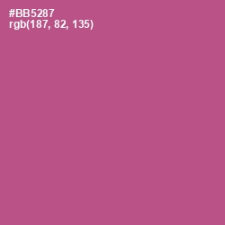 #BB5287 - Tapestry Color Image
